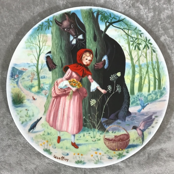 LIMOGES-TURGOT VINTAGE LE PETIT CHAPERON ROUGE - Picture 1 of 3